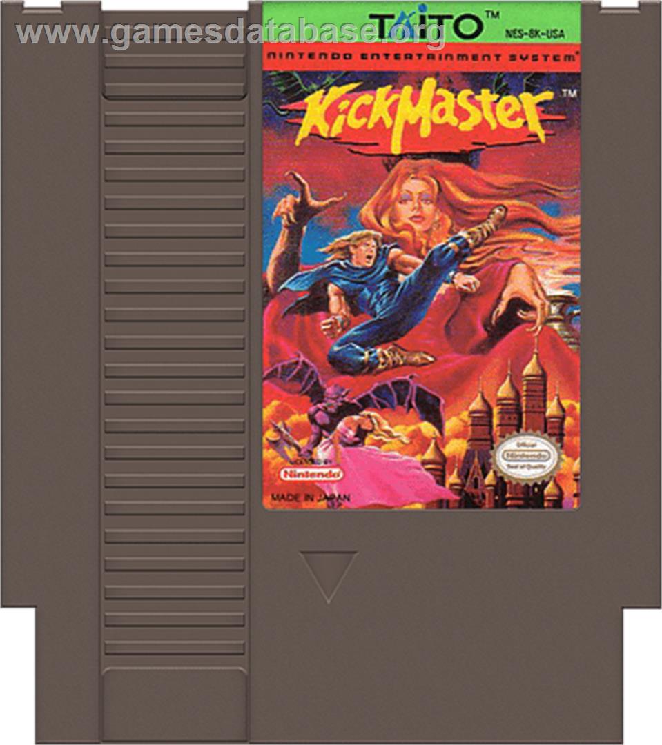 Kick Master - Nintendo NES - Artwork - Cartridge