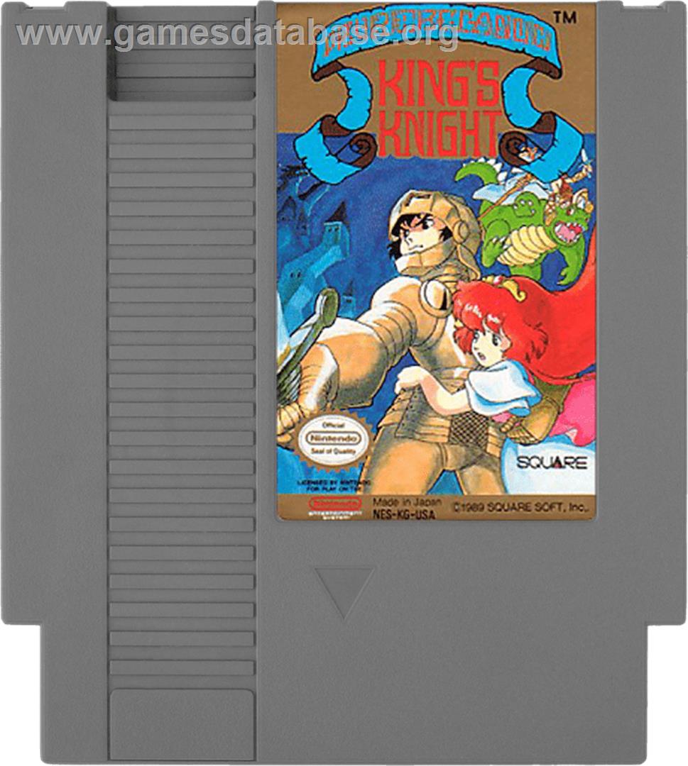 King's Knight - Nintendo NES - Artwork - Cartridge