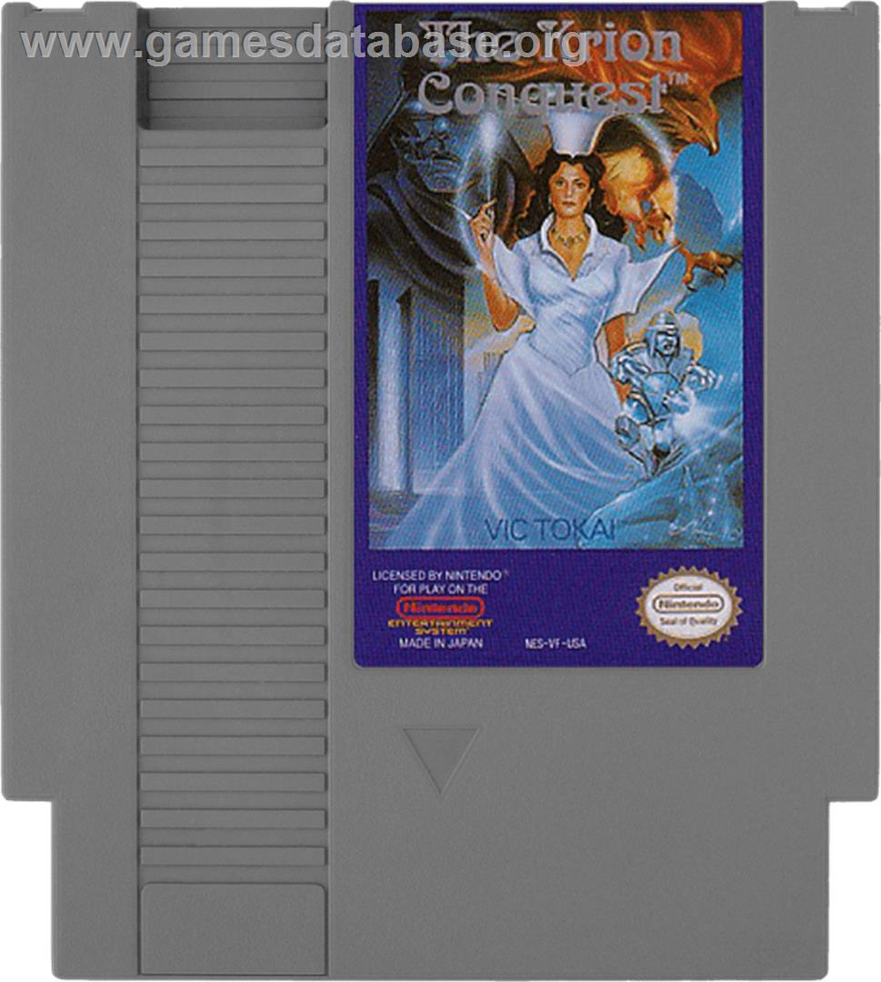 Krion Conquest - Nintendo NES - Artwork - Cartridge