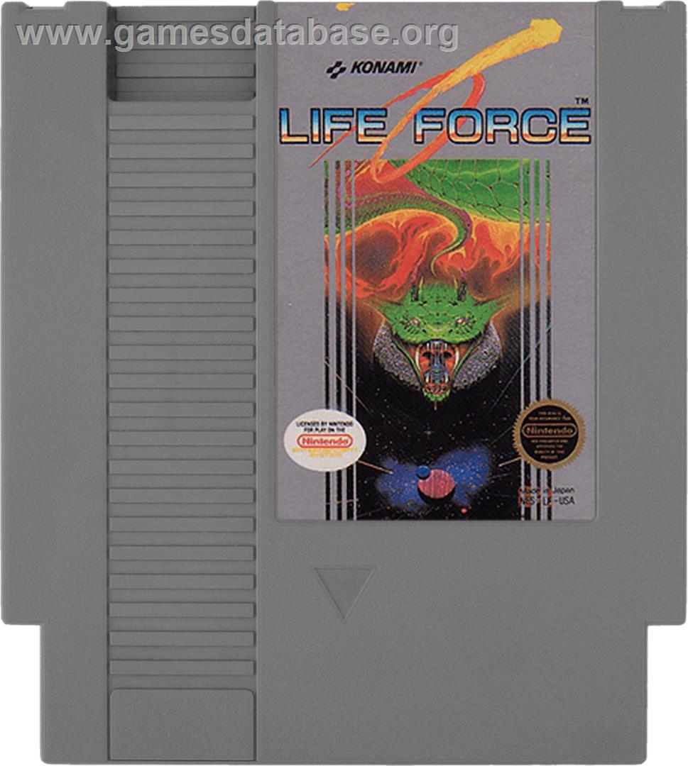 Lifeforce - Nintendo NES - Artwork - Cartridge