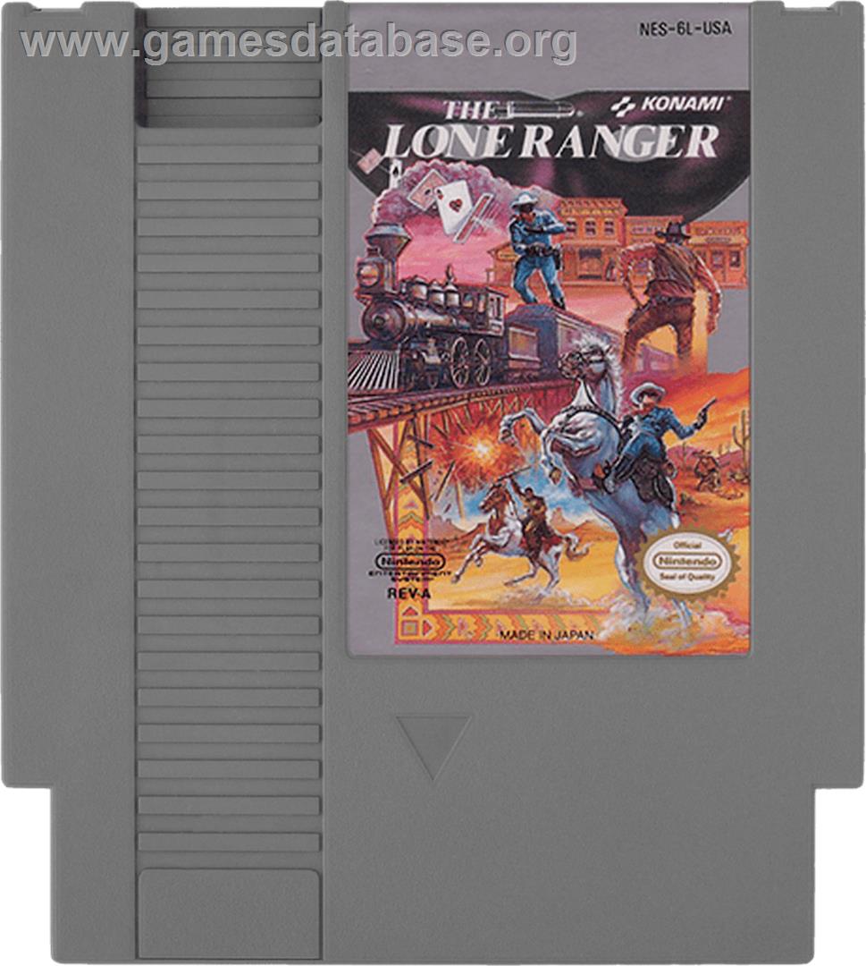 Lone Ranger - Nintendo NES - Artwork - Cartridge