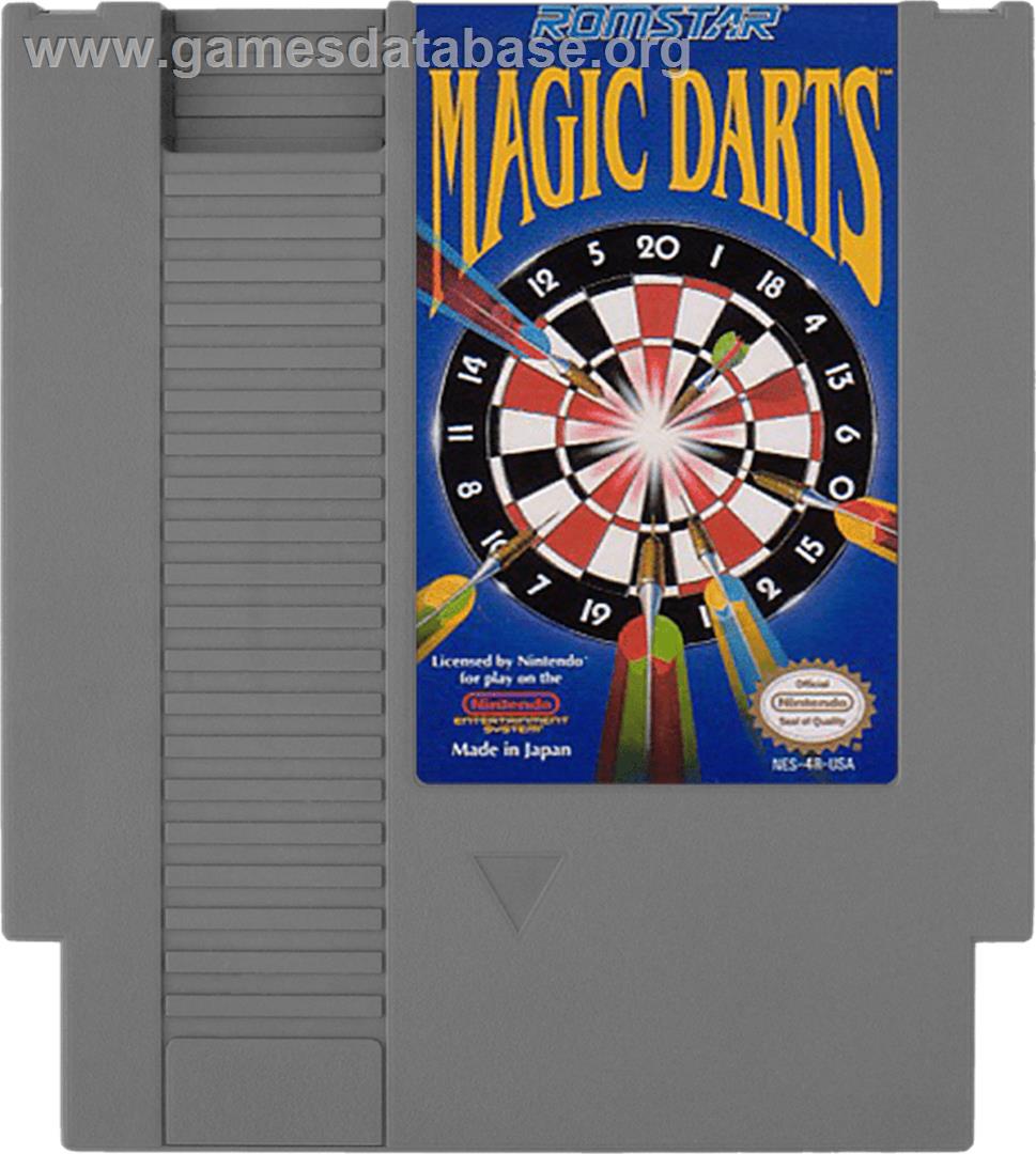 Magic Darts - Nintendo NES - Artwork - Cartridge