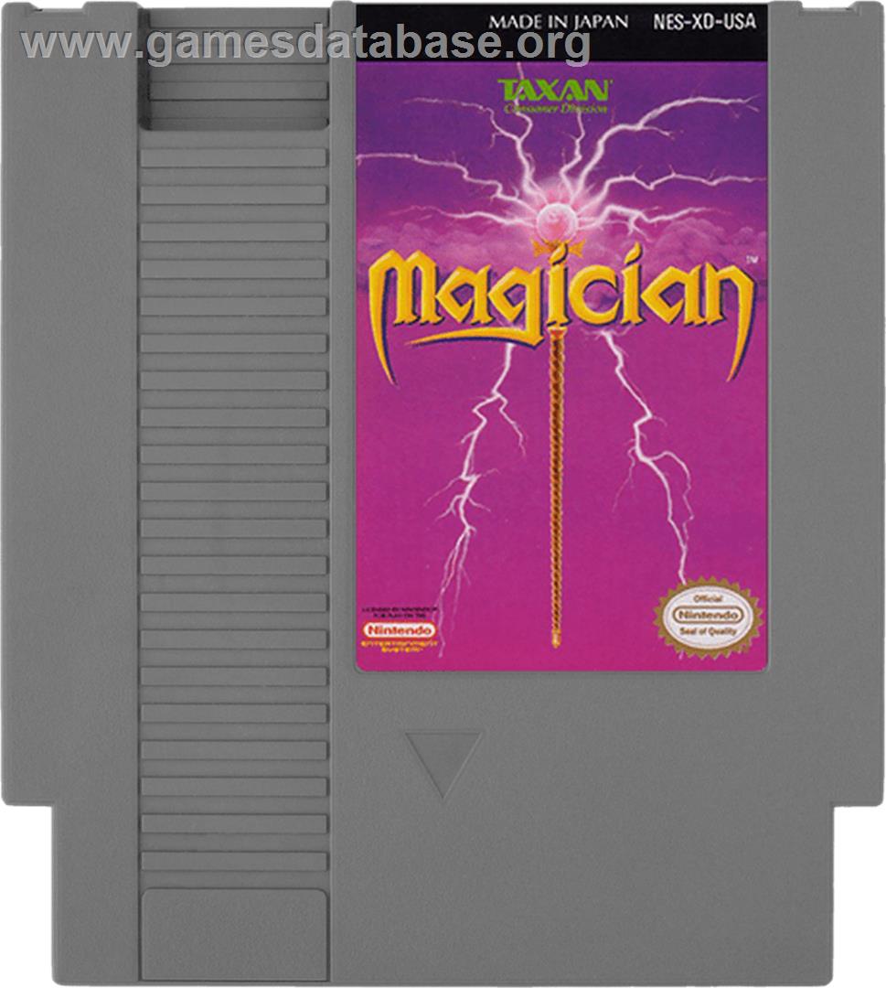 Magician - Nintendo NES - Artwork - Cartridge