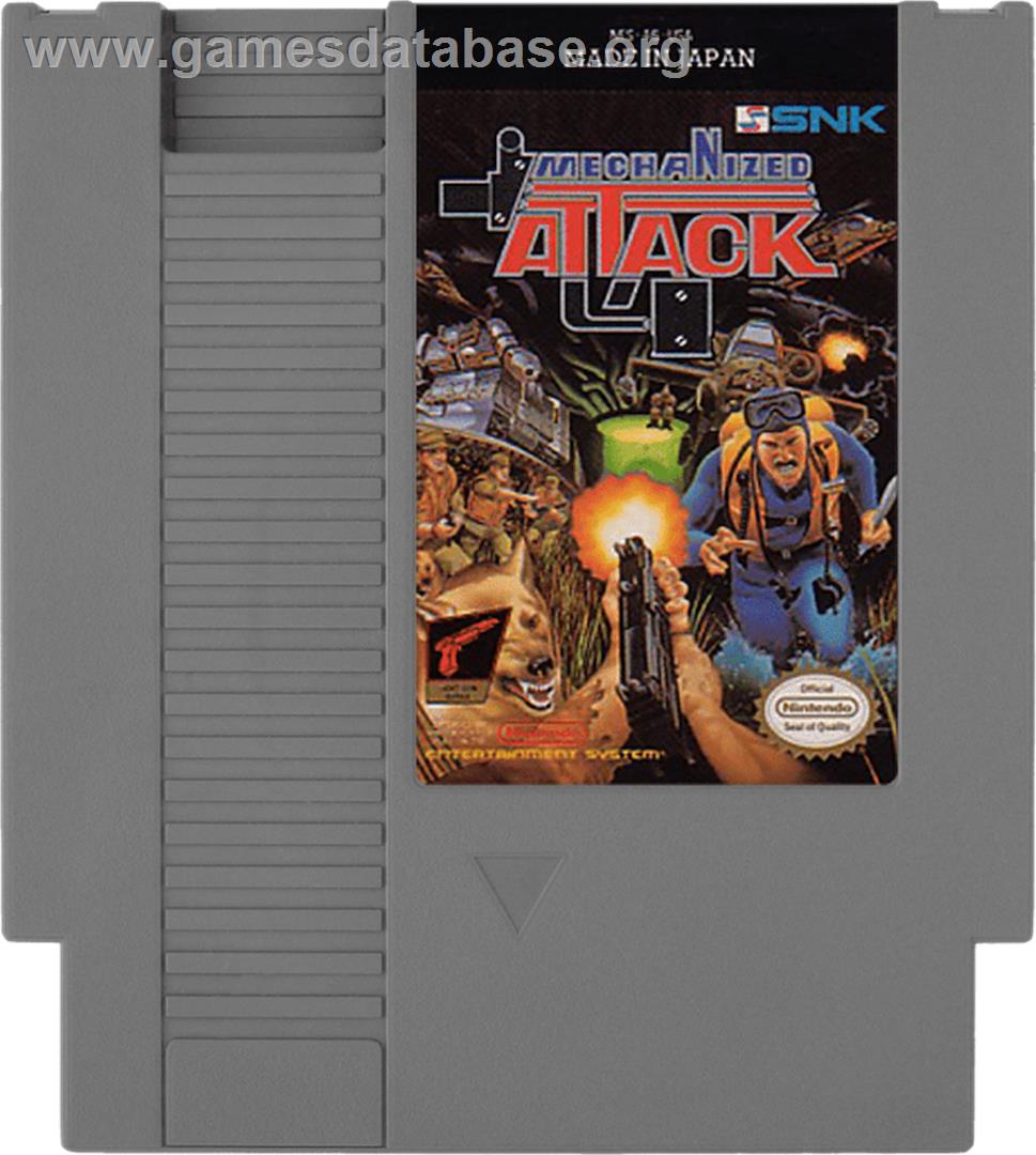 Mechanized Attack - Nintendo NES - Artwork - Cartridge