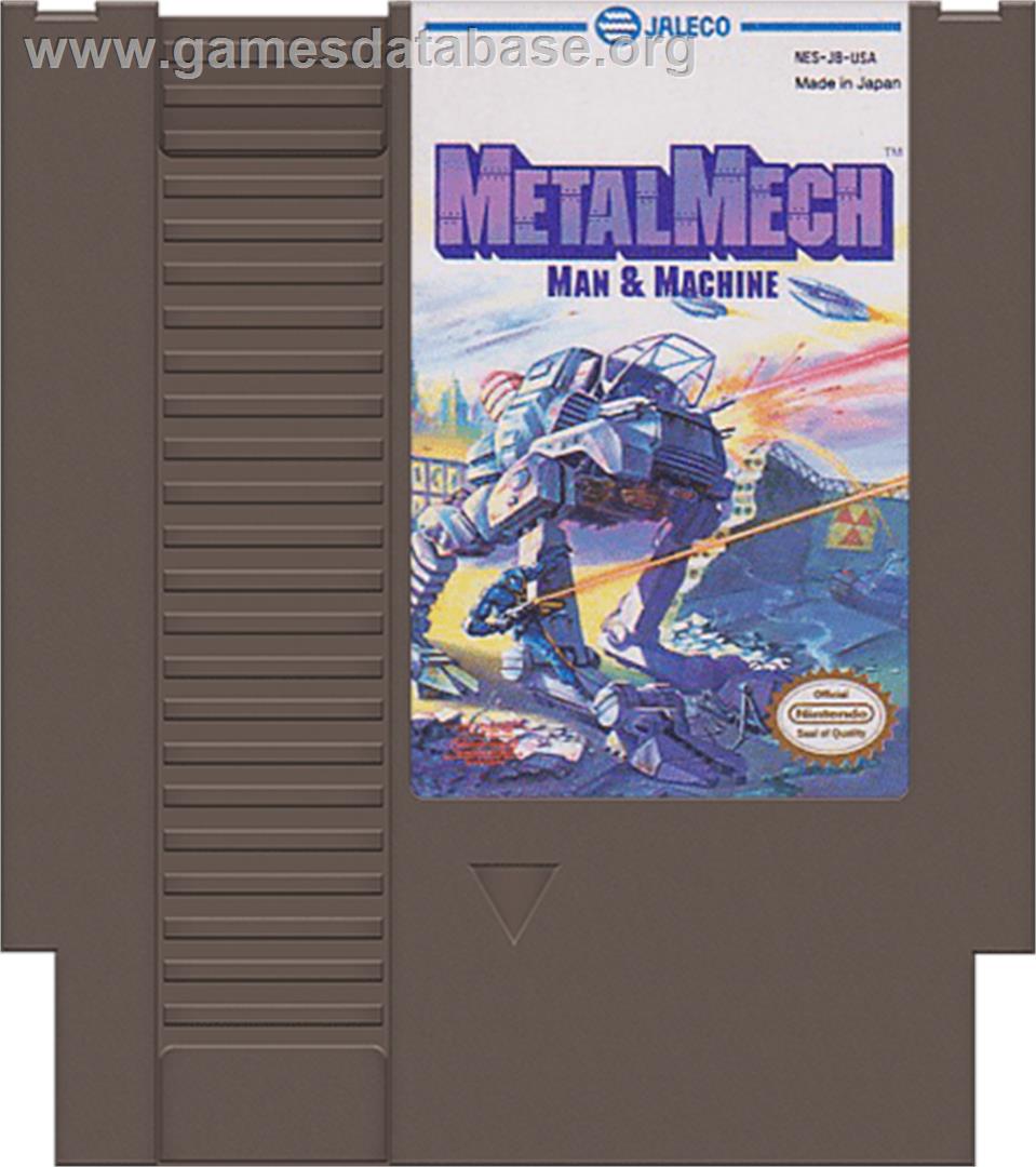 MetalMech: Man & Machine - Nintendo NES - Artwork - Cartridge