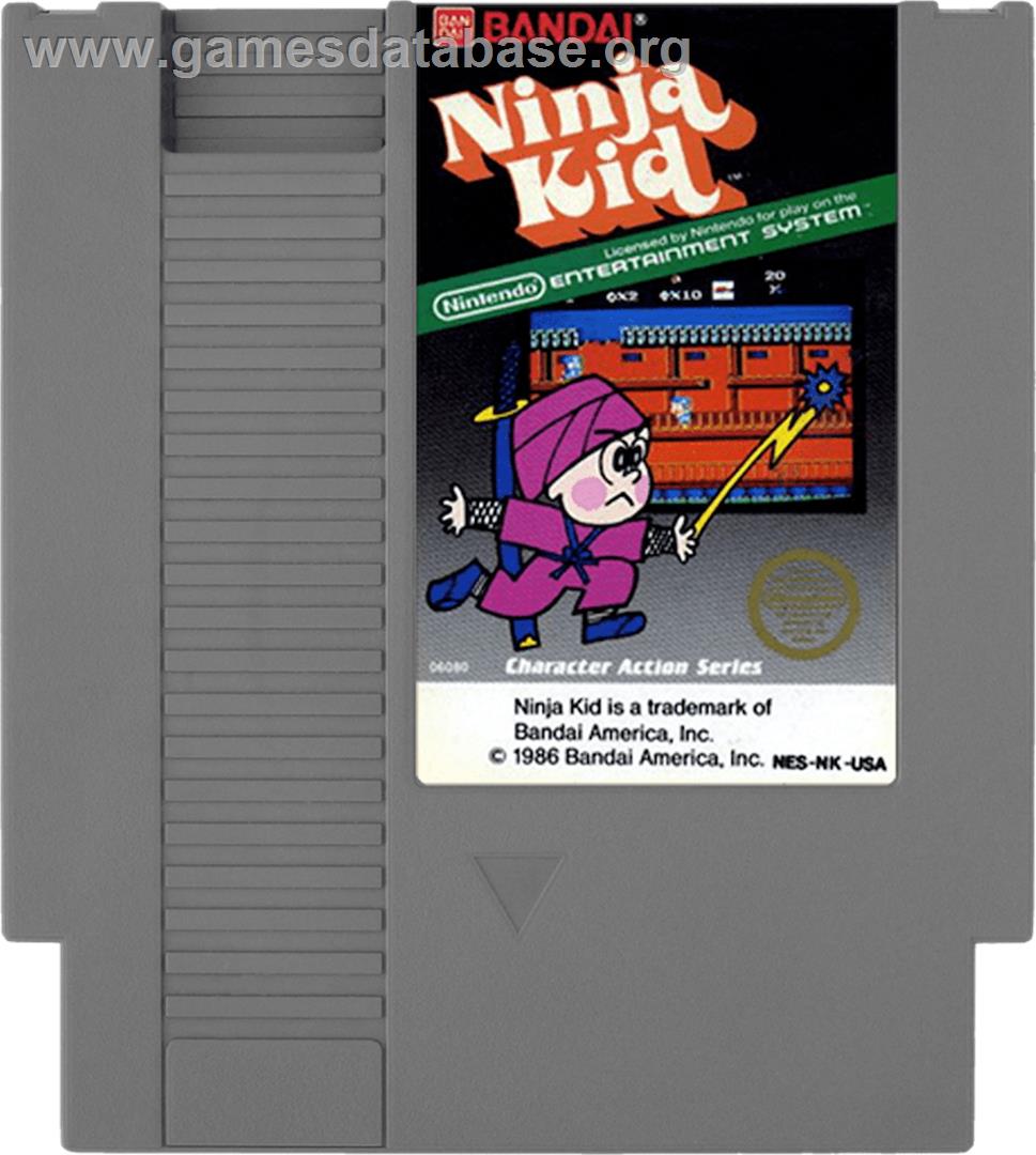 Ninja Kid - Nintendo NES - Artwork - Cartridge