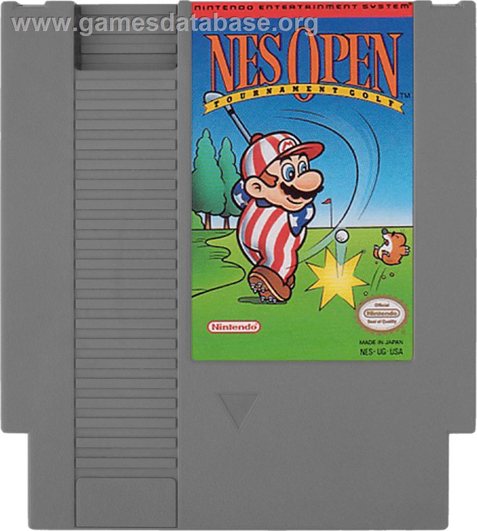 Open Tournament Golf - Nintendo NES - Artwork - Cartridge