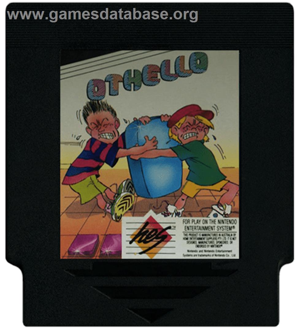 Othello - Nintendo NES - Artwork - Cartridge
