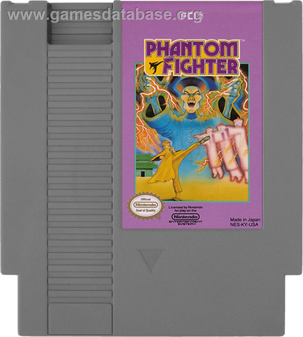 Phantom Fighter - Nintendo NES - Artwork - Cartridge