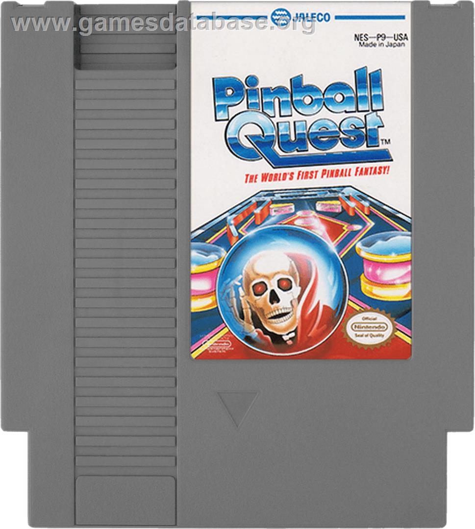 Pinball Quest - Nintendo NES - Artwork - Cartridge