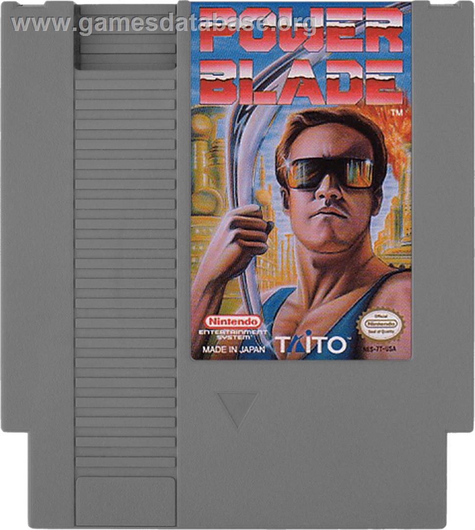 Power Blade - Nintendo NES - Artwork - Cartridge