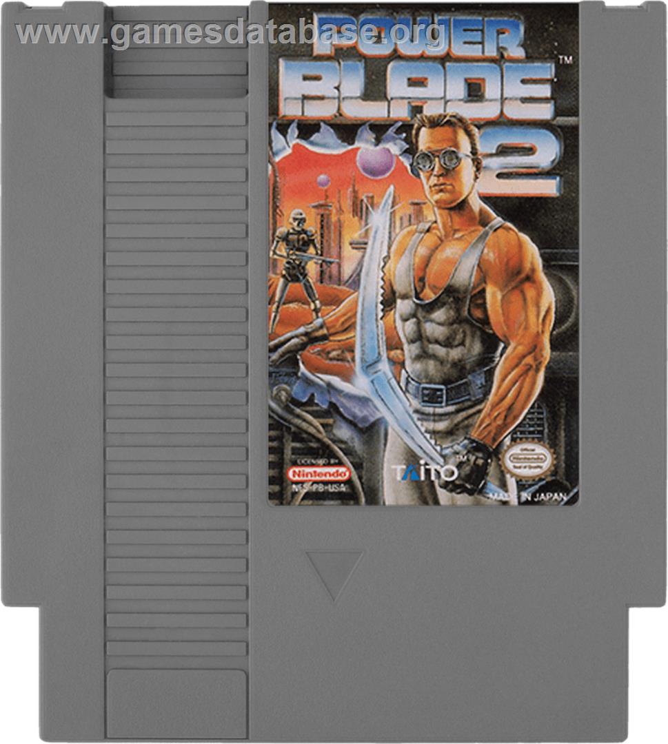 Power Blade 2 - Nintendo NES - Artwork - Cartridge