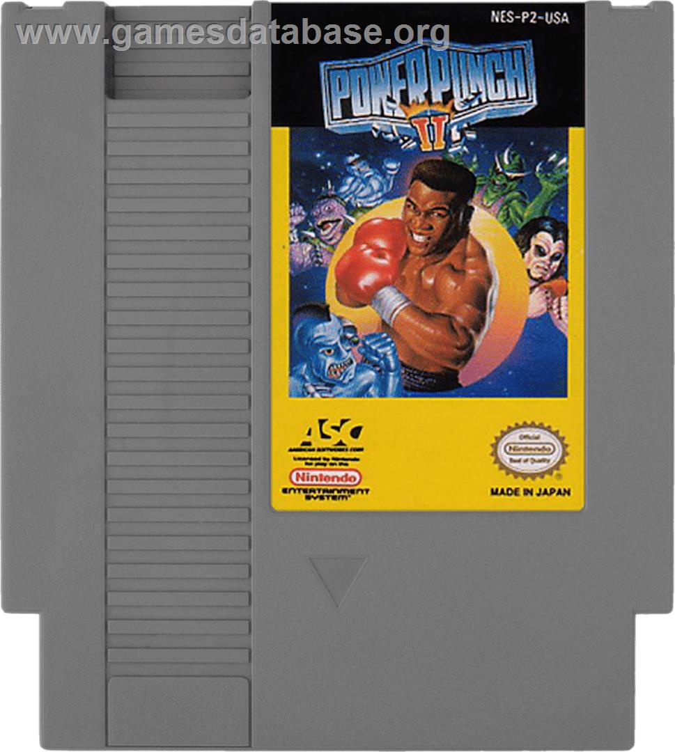 Power Punch 2 - Nintendo NES - Artwork - Cartridge