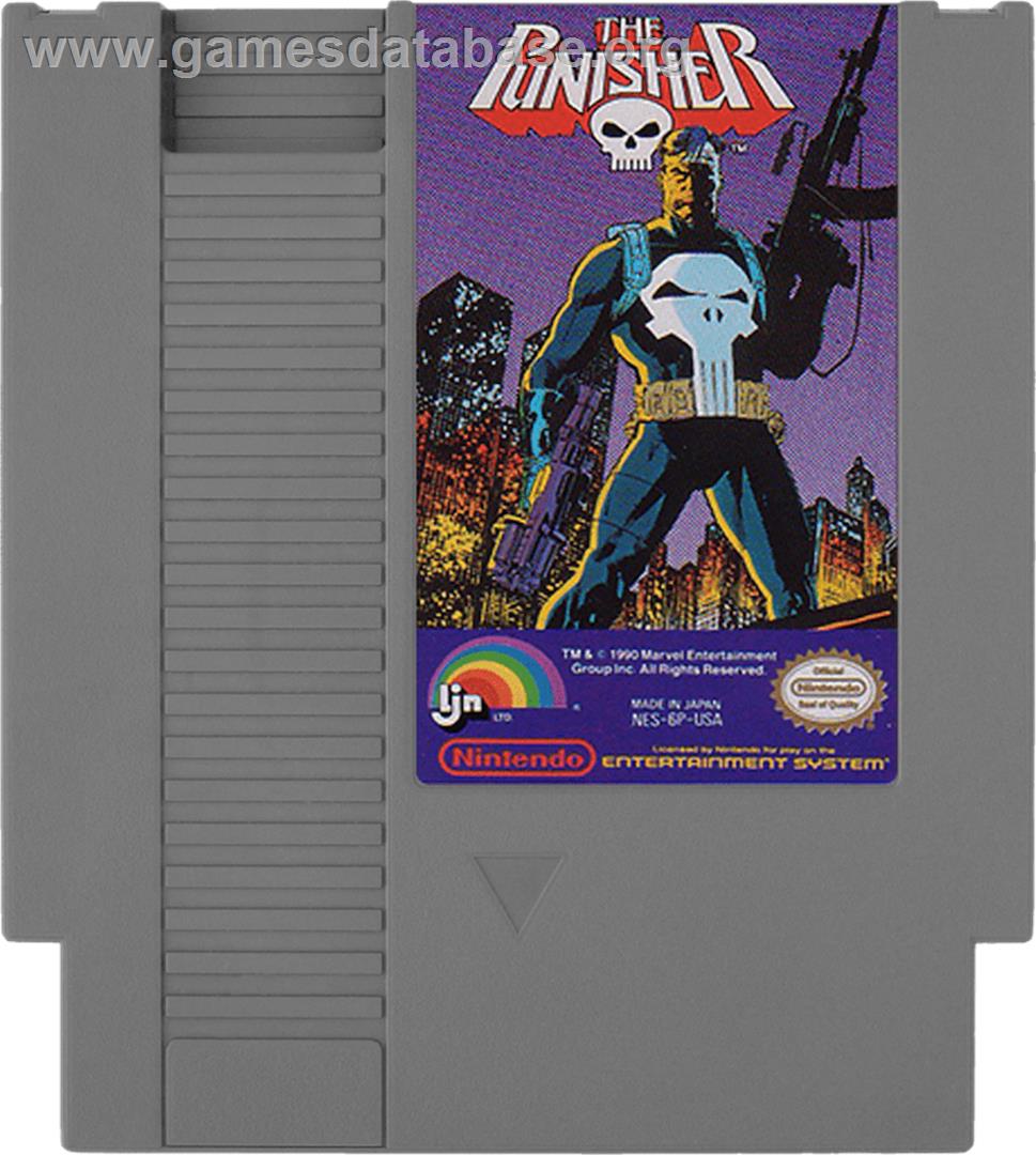 Punisher, The - Nintendo NES - Artwork - Cartridge