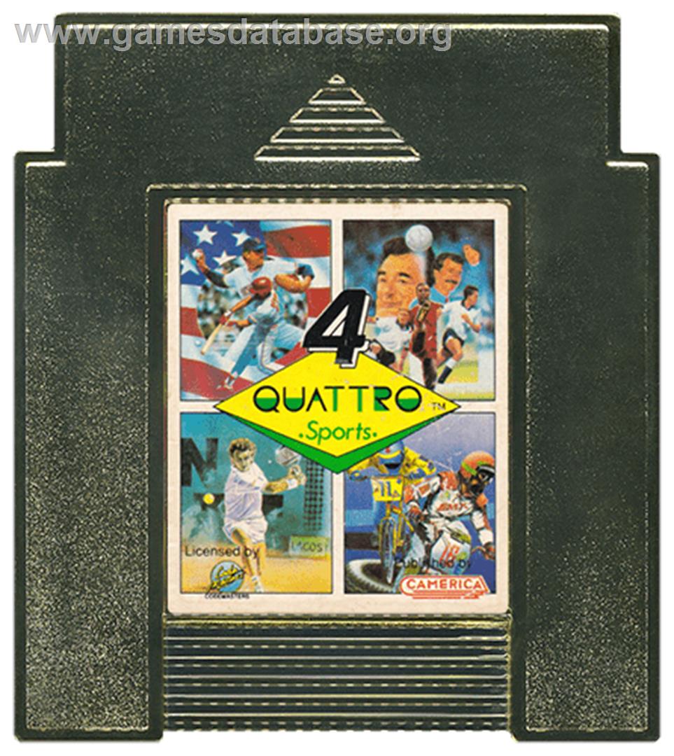 Quattro Sports - Nintendo NES - Artwork - Cartridge