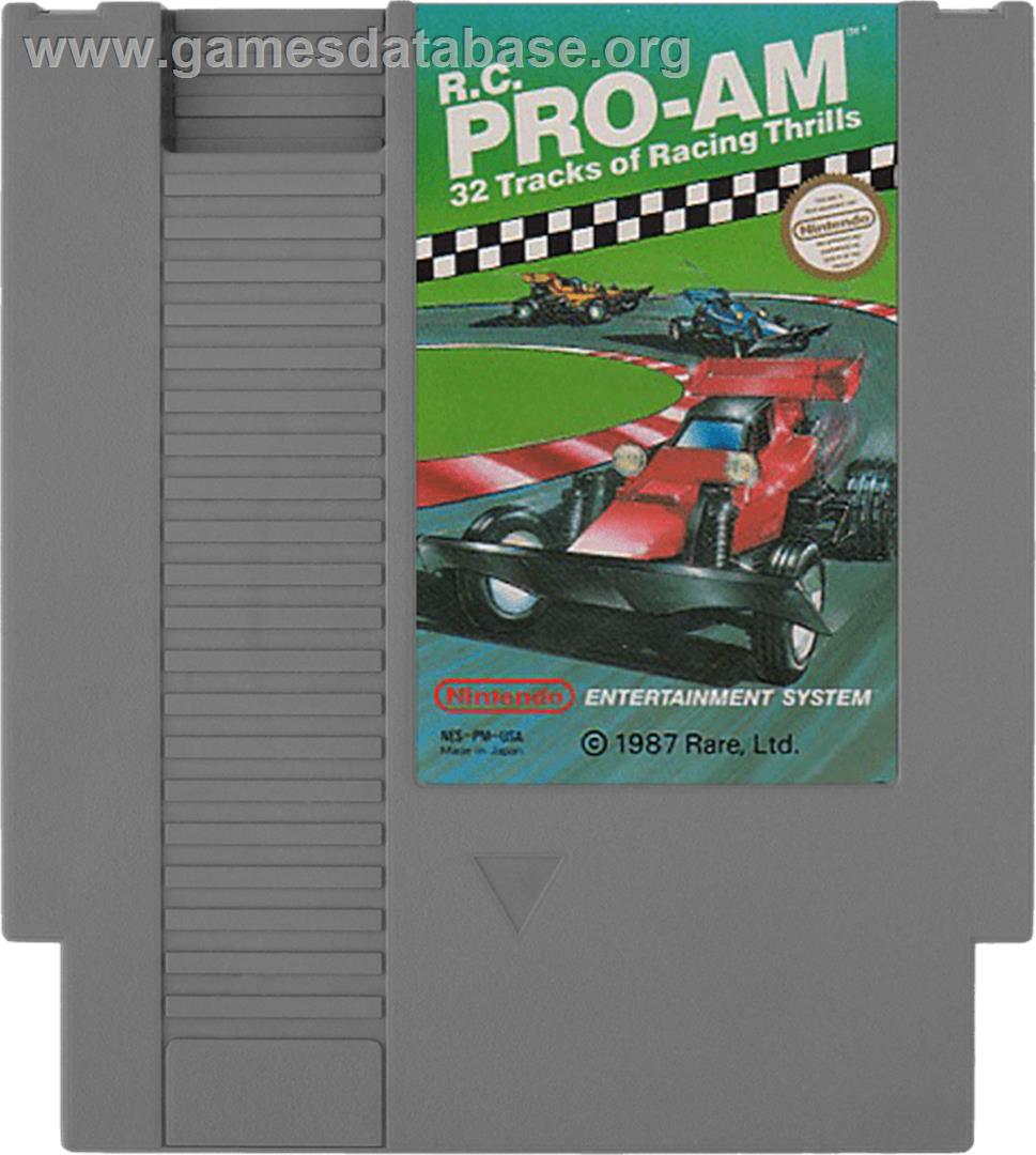 R.C. Pro-Am - Nintendo NES - Artwork - Cartridge