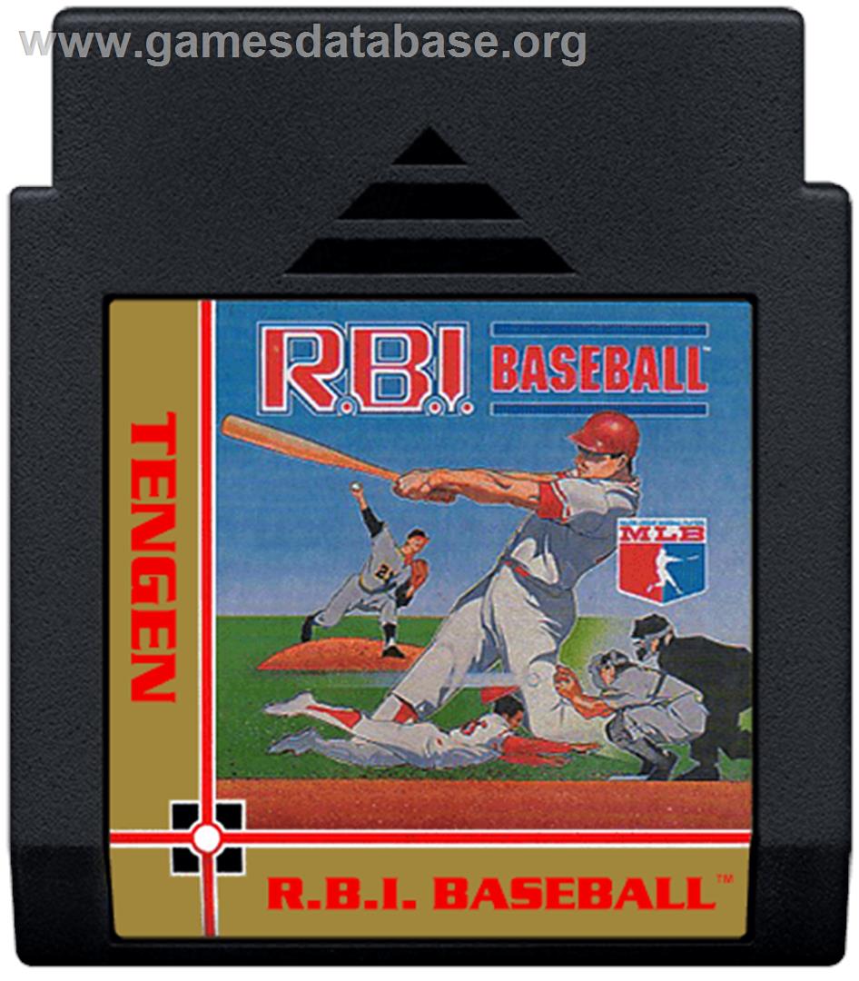 RBI Baseball - Nintendo NES - Artwork - Cartridge