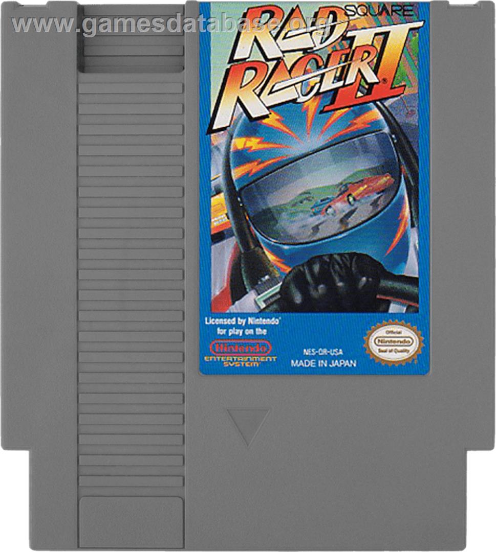 Race Chase II - Nintendo NES - Artwork - Cartridge