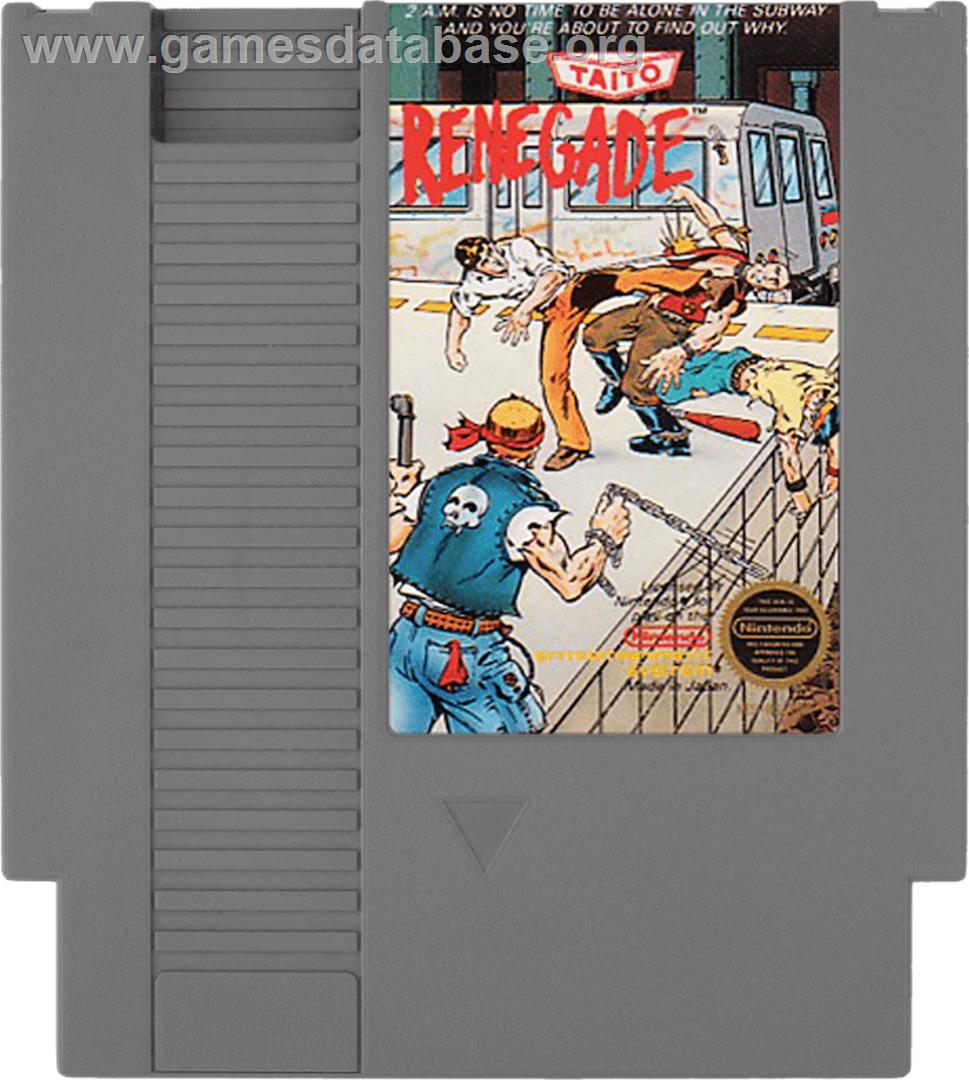 Renegade - Nintendo NES - Artwork - Cartridge