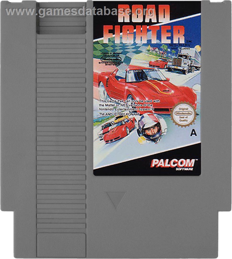 Road Fighter - Nintendo NES - Artwork - Cartridge