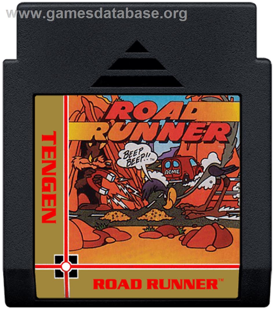 Road Runner - Nintendo NES - Artwork - Cartridge