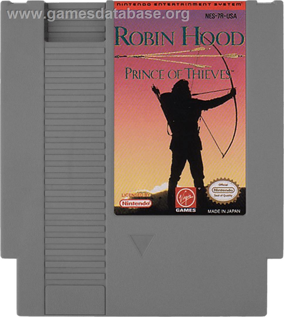 Robin Hood: Prince of Thieves - Nintendo NES - Artwork - Cartridge