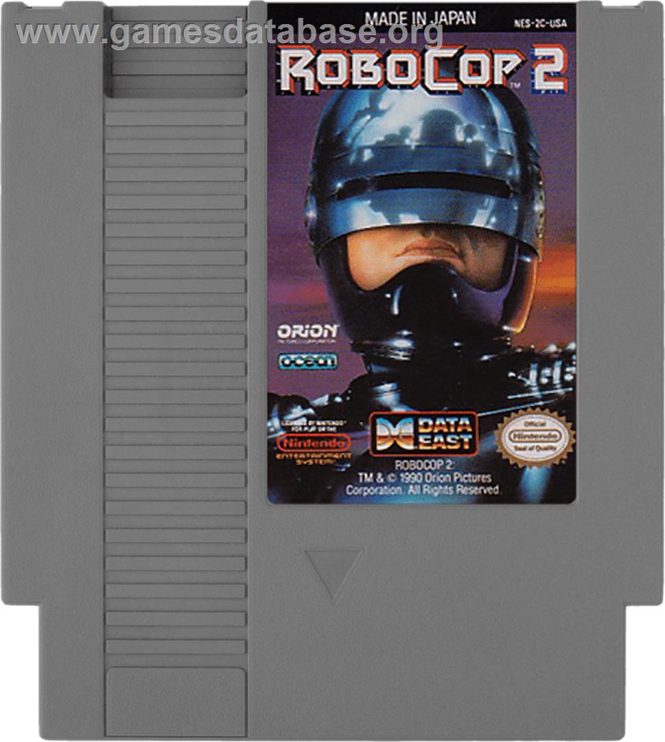 Robocop 2 - Nintendo NES - Artwork - Cartridge