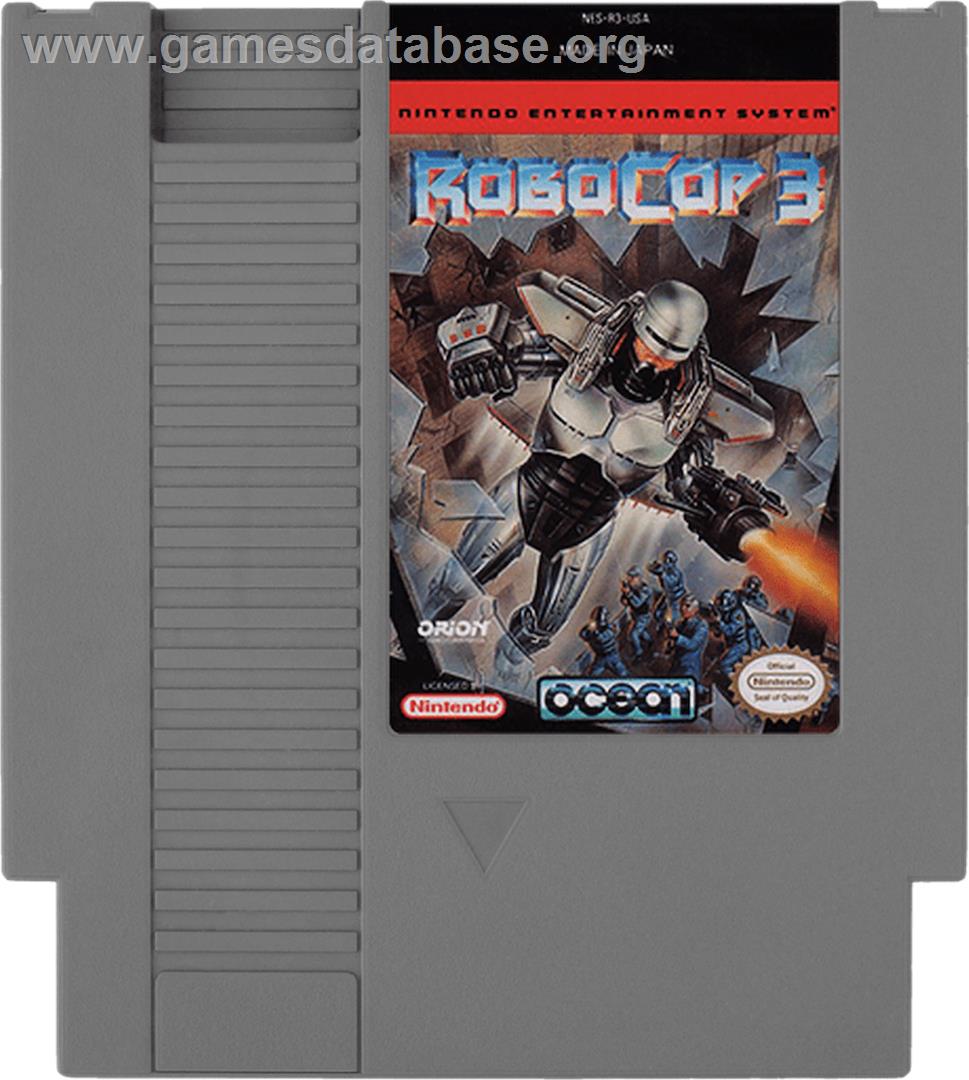Robocop 3 - Nintendo NES - Artwork - Cartridge