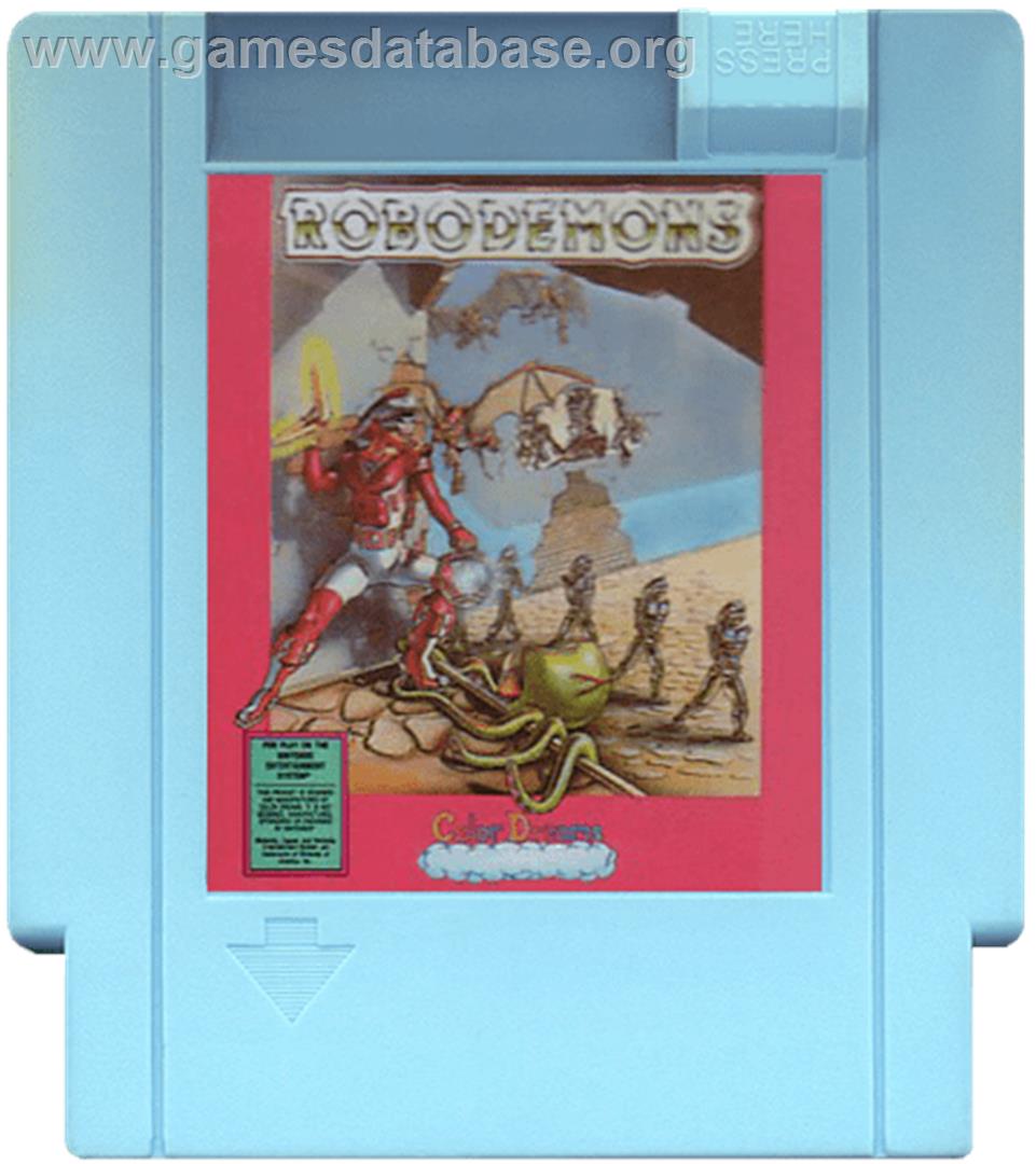 Robodemons - Nintendo NES - Artwork - Cartridge