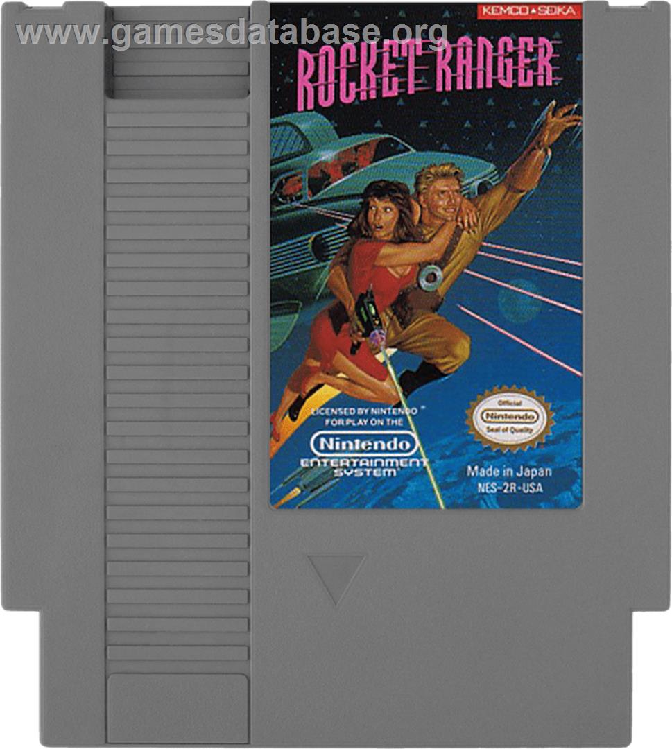 Rocket Ranger - Nintendo NES - Artwork - Cartridge