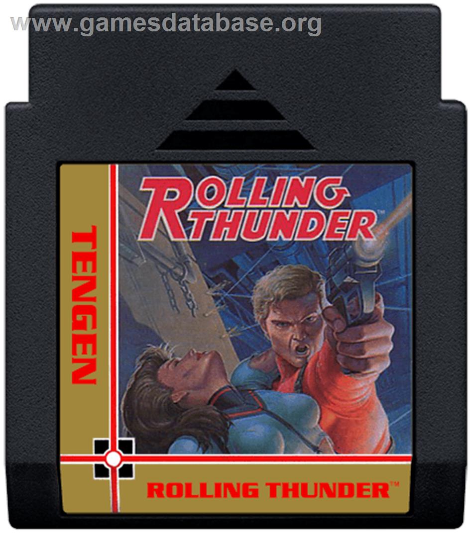 Rolling Thunder - Nintendo NES - Artwork - Cartridge