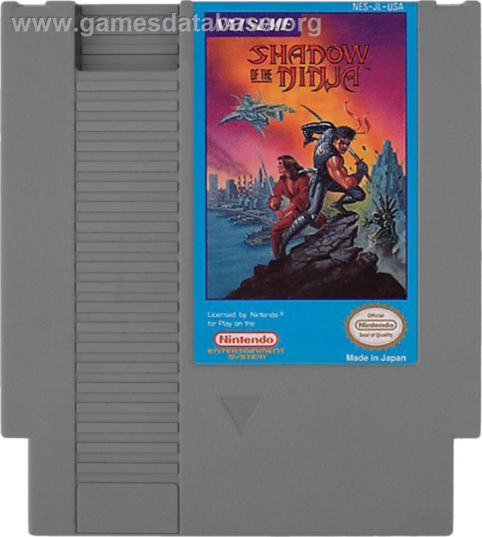 Shadow of the Ninja - Nintendo NES - Artwork - Cartridge