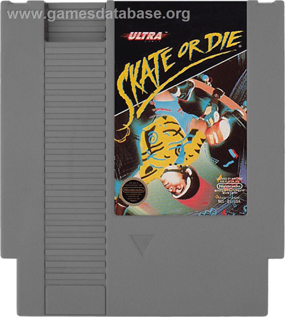Skate or Die - Nintendo NES - Artwork - Cartridge