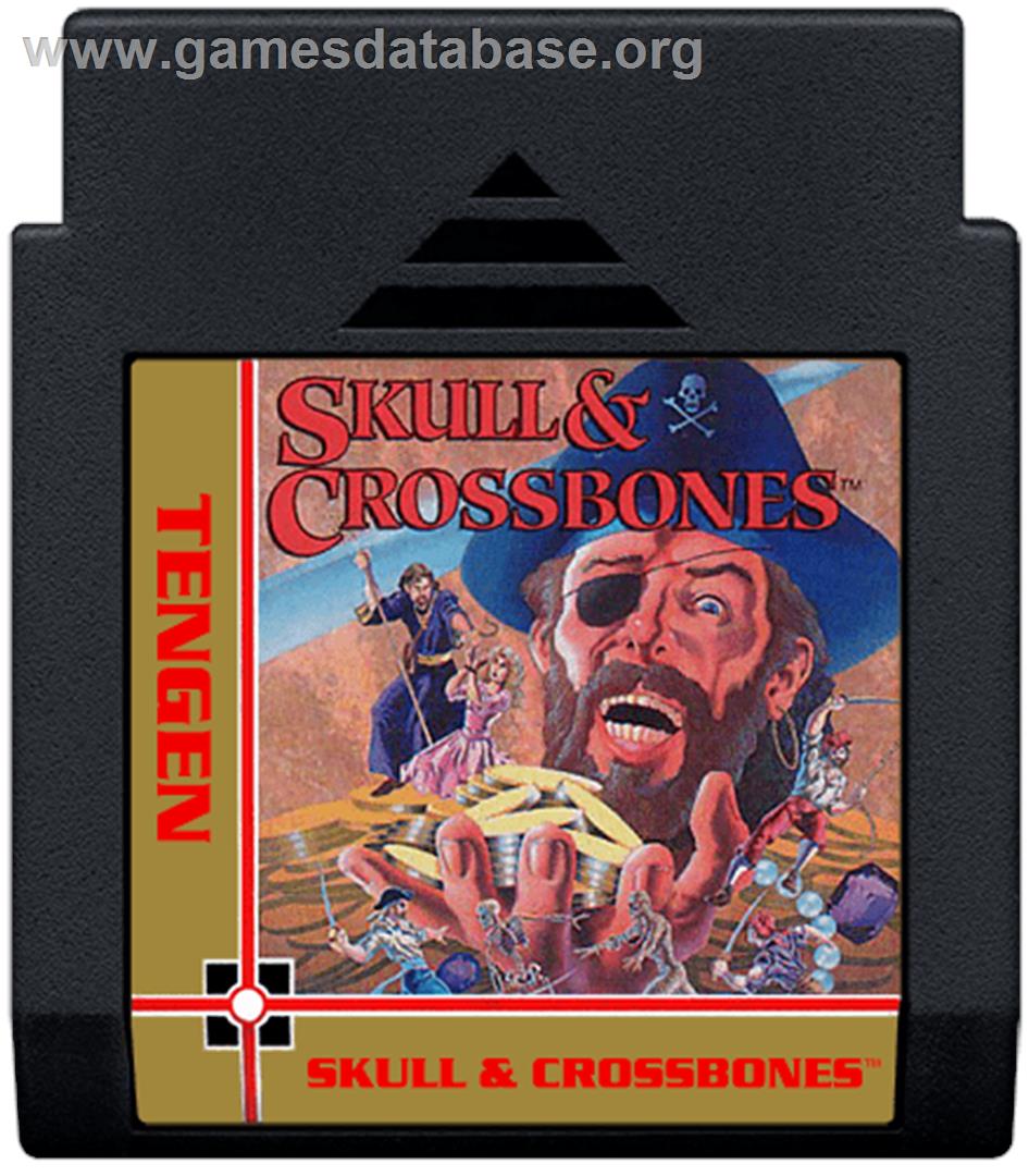 Skull & Crossbones - Nintendo NES - Artwork - Cartridge