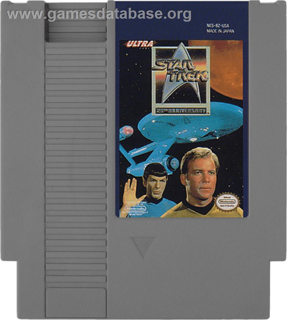 Star Trek 25th Anniversary - Nintendo NES - Artwork - Cartridge