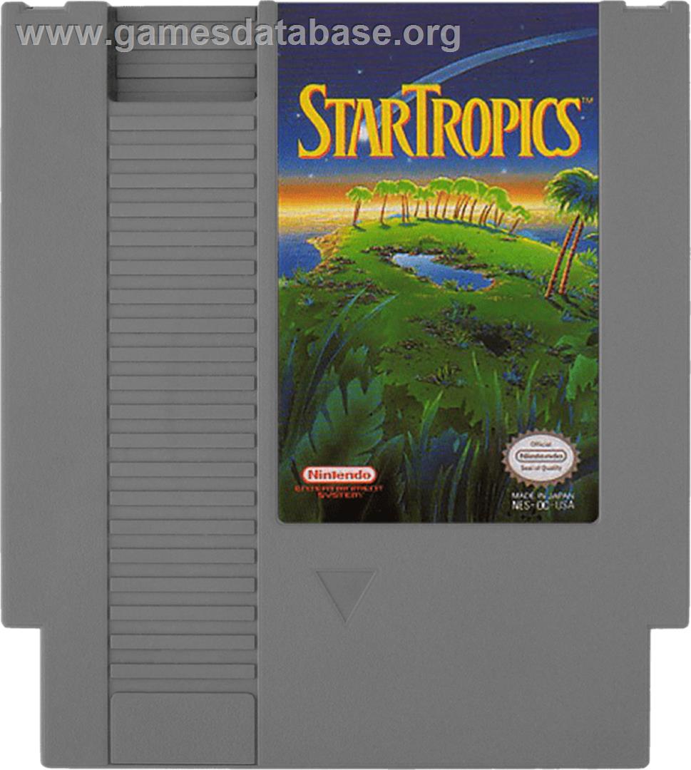 Star Tropics - Nintendo NES - Artwork - Cartridge