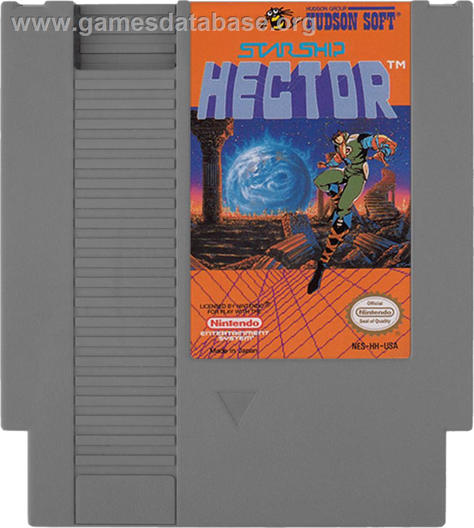 Starship Hector - Nintendo NES - Artwork - Cartridge