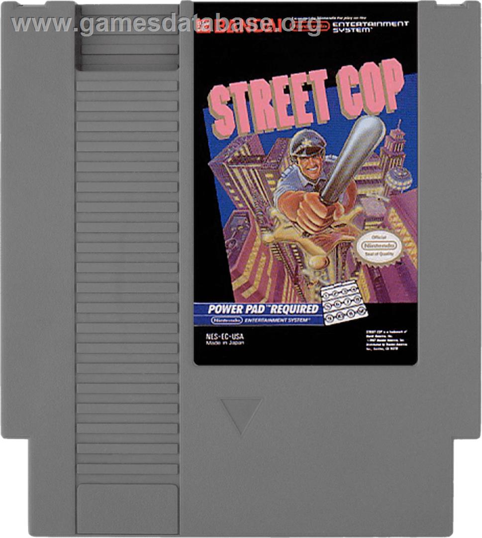 Street Cop - Nintendo NES - Artwork - Cartridge