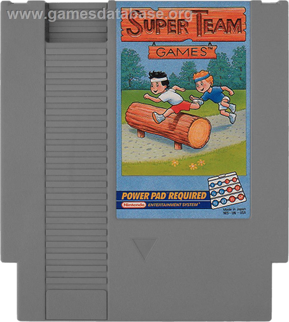 Super Team Games - Nintendo NES - Artwork - Cartridge