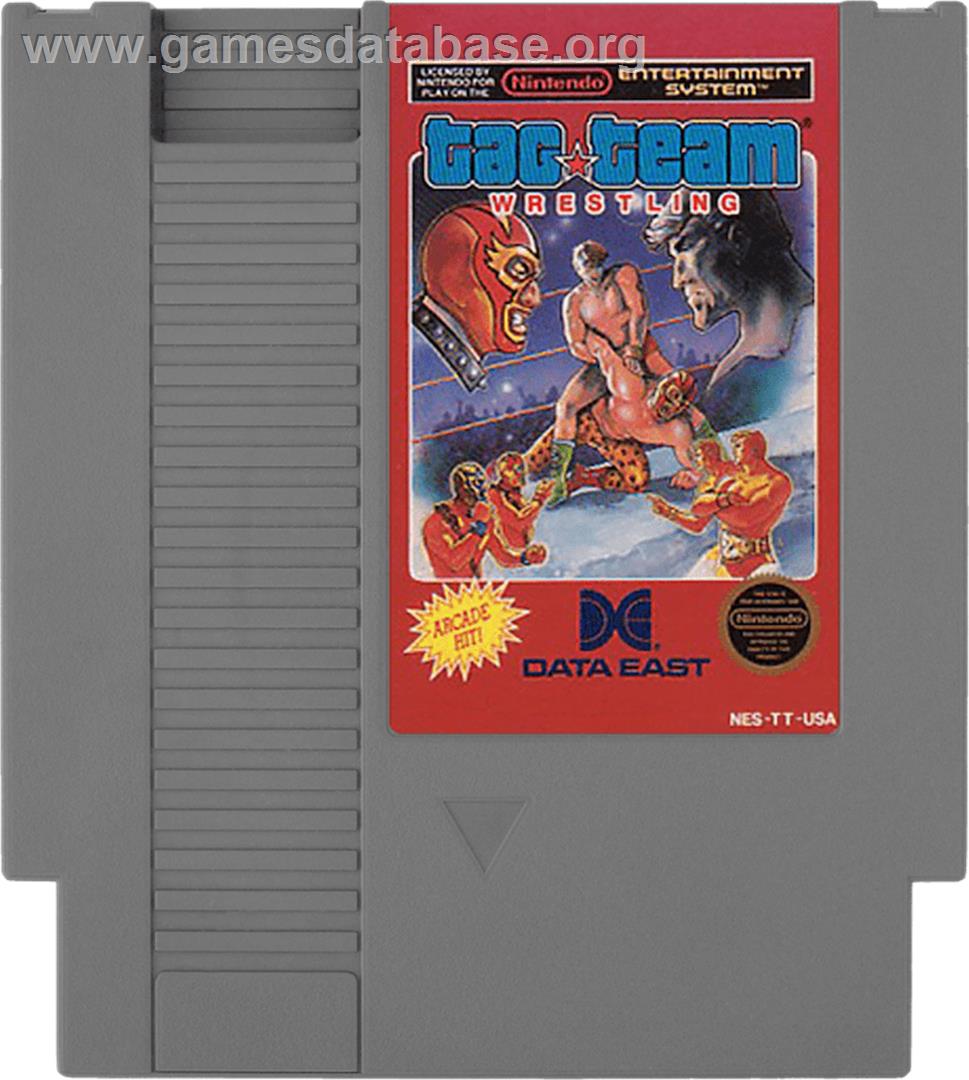 Tag Team Wrestling - Nintendo NES - Artwork - Cartridge
