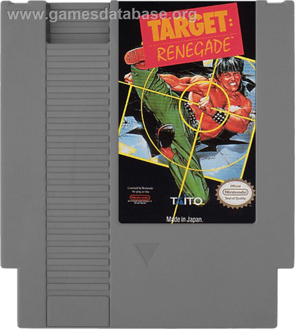 Target Renegade - Nintendo NES - Artwork - Cartridge