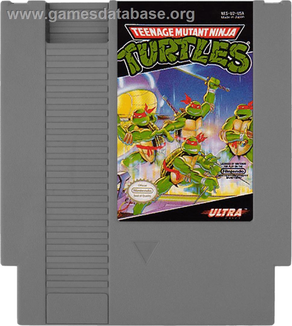 Teenage Mutant Ninja Turtles: Tournament Fighters - Nintendo NES - Artwork - Cartridge