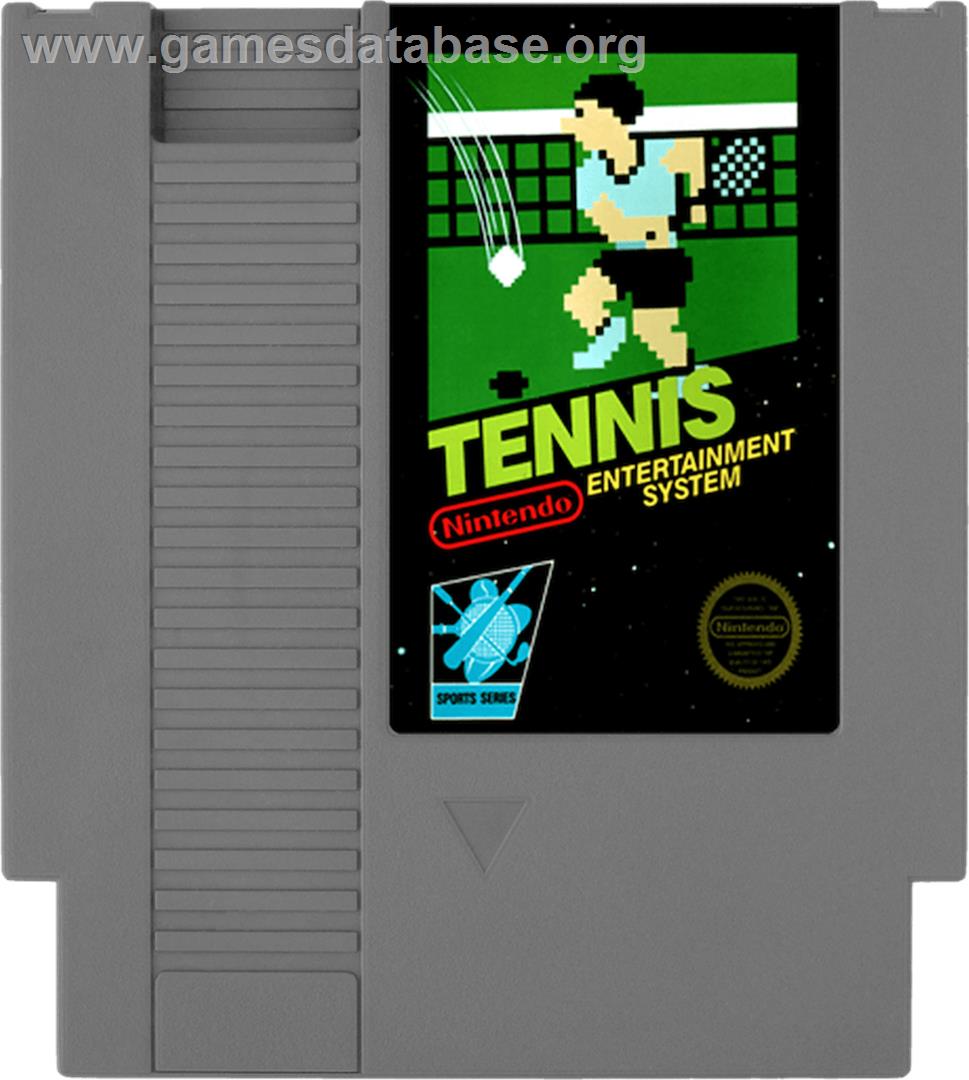 Tennis - Nintendo NES - Artwork - Cartridge