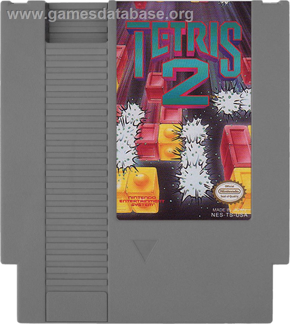 Tetris 2 - Nintendo NES - Artwork - Cartridge