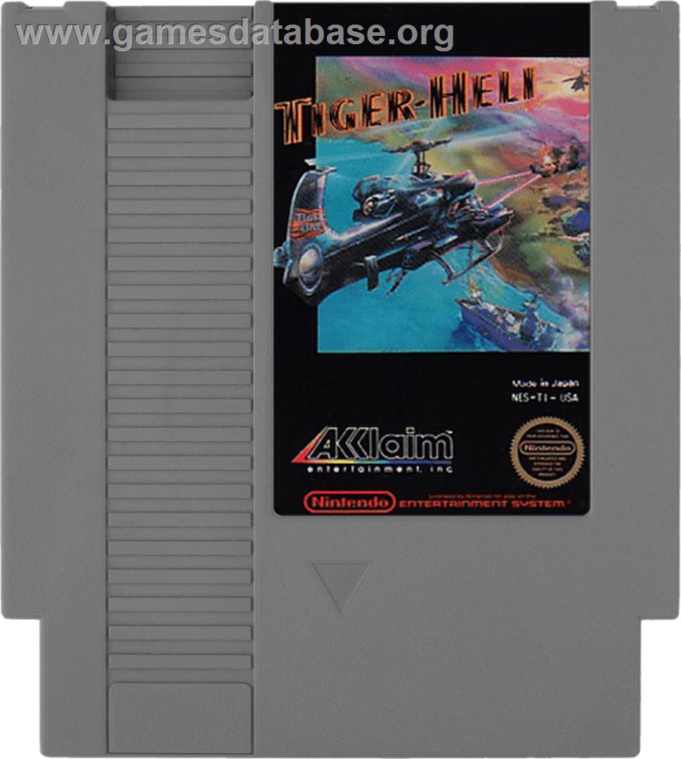 Tiger Heli - Nintendo NES - Artwork - Cartridge