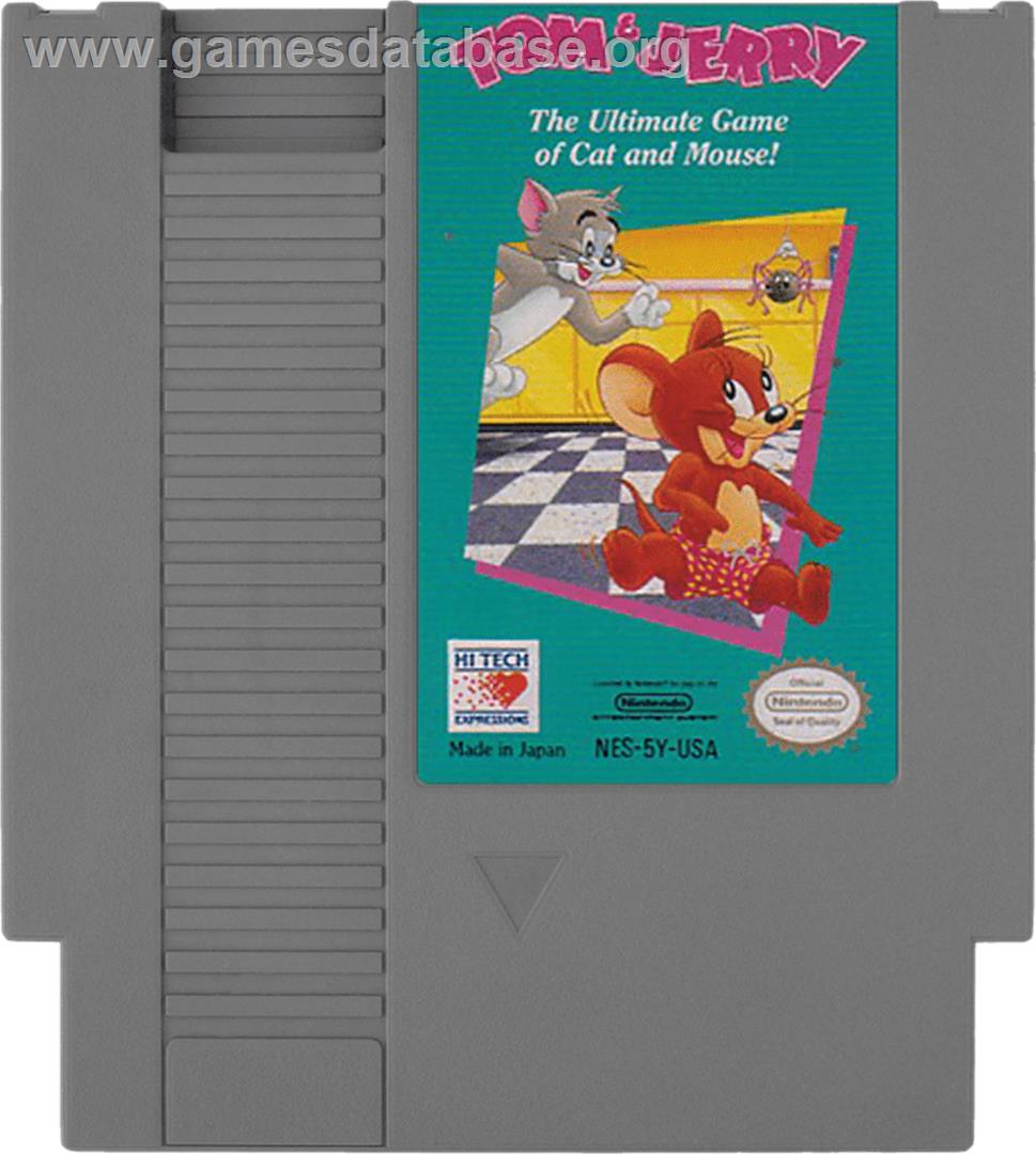 Tom & Jerry: The Ultimate Game of Cat and Mouse - Nintendo NES - Artwork - Cartridge