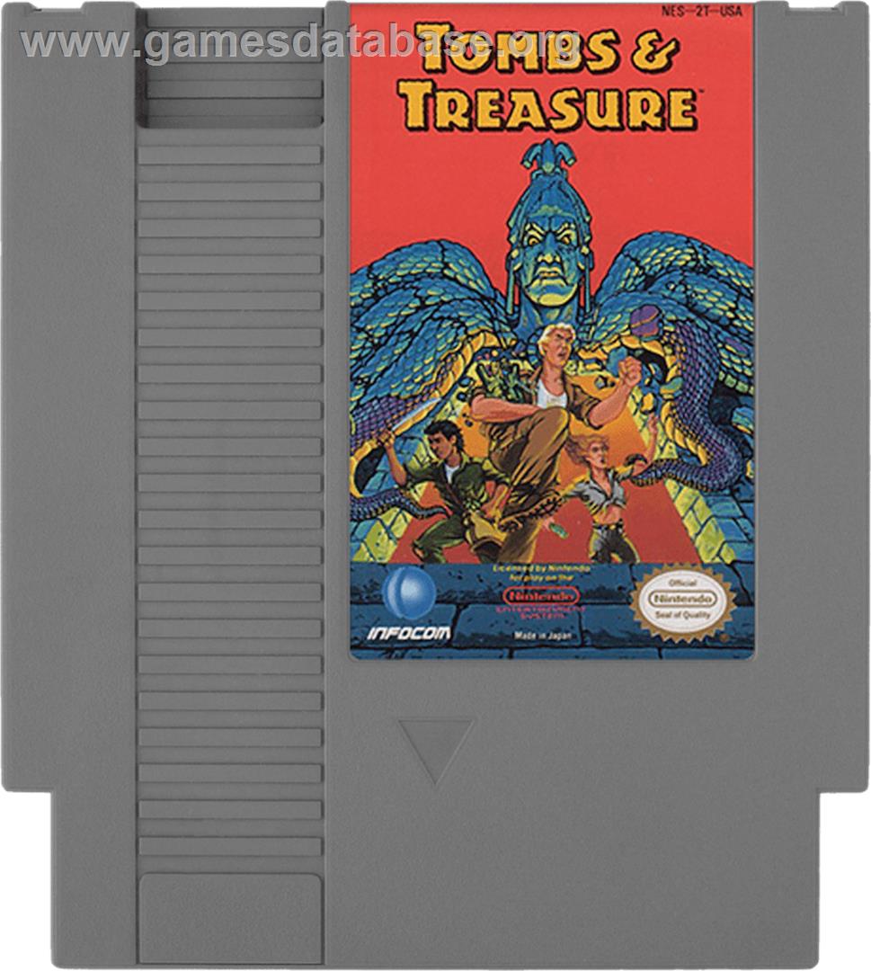 Tombs & Treasure - Nintendo NES - Artwork - Cartridge