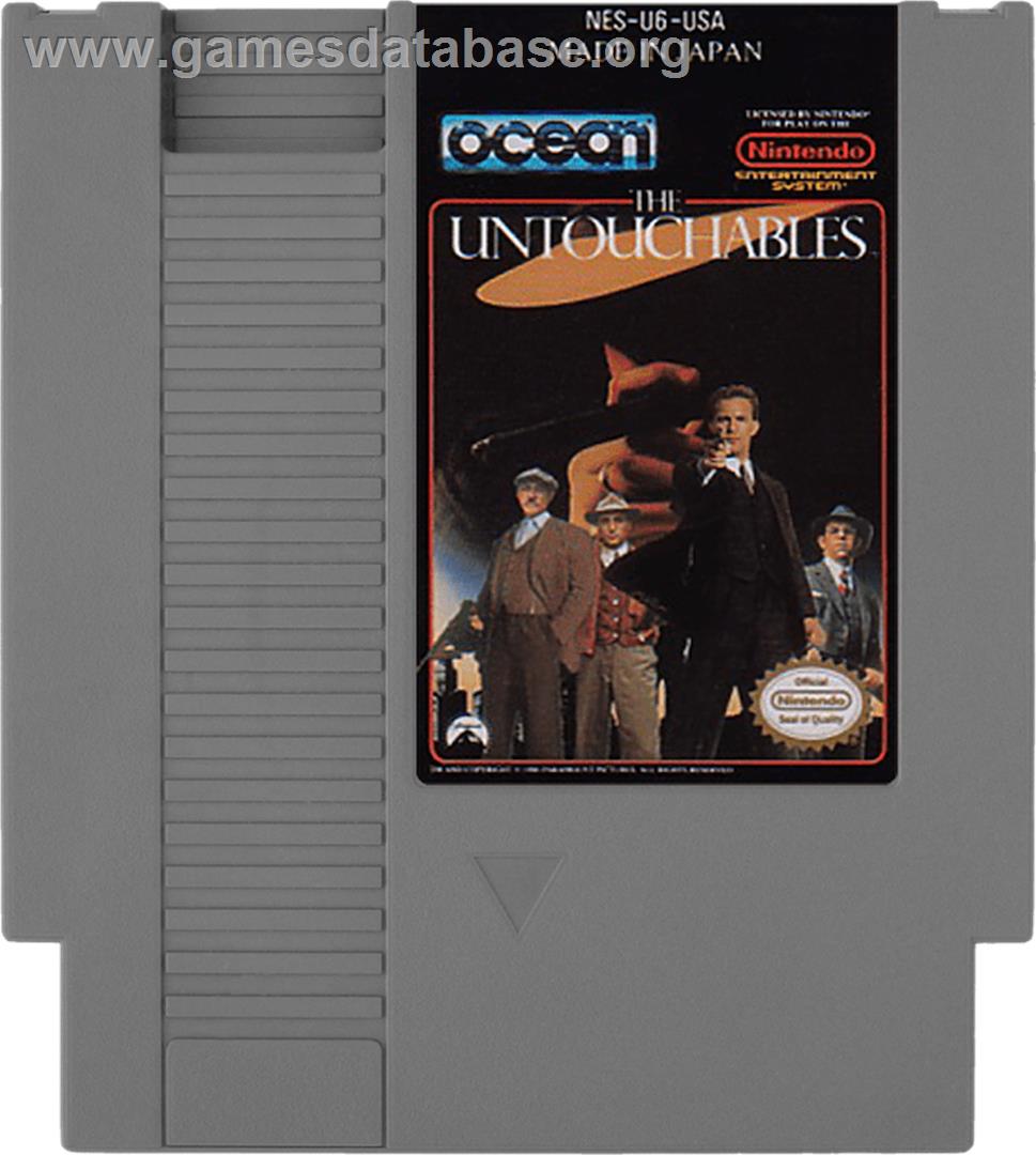 Untouchables - Nintendo NES - Artwork - Cartridge