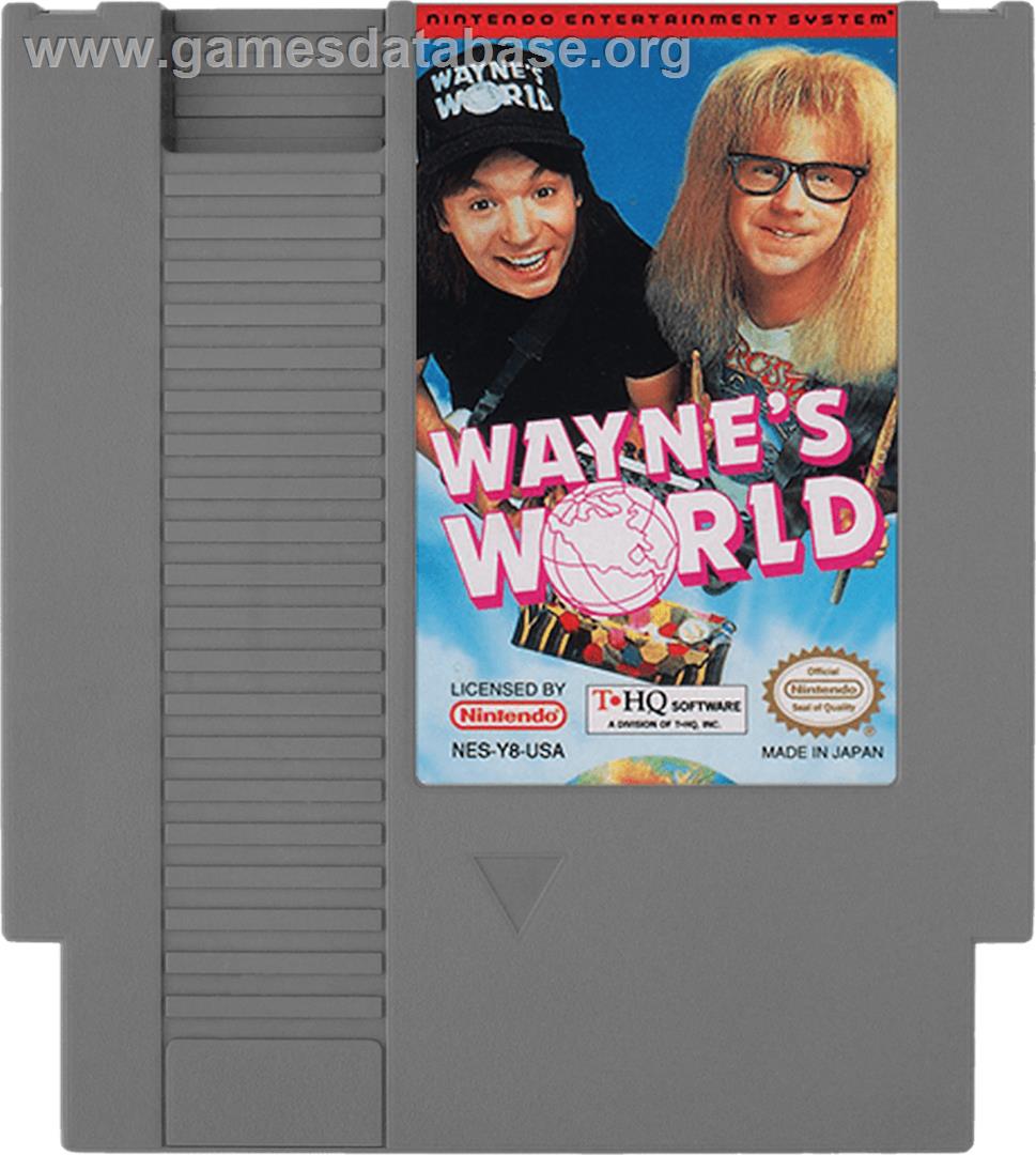 Wayne's World - Nintendo NES - Artwork - Cartridge