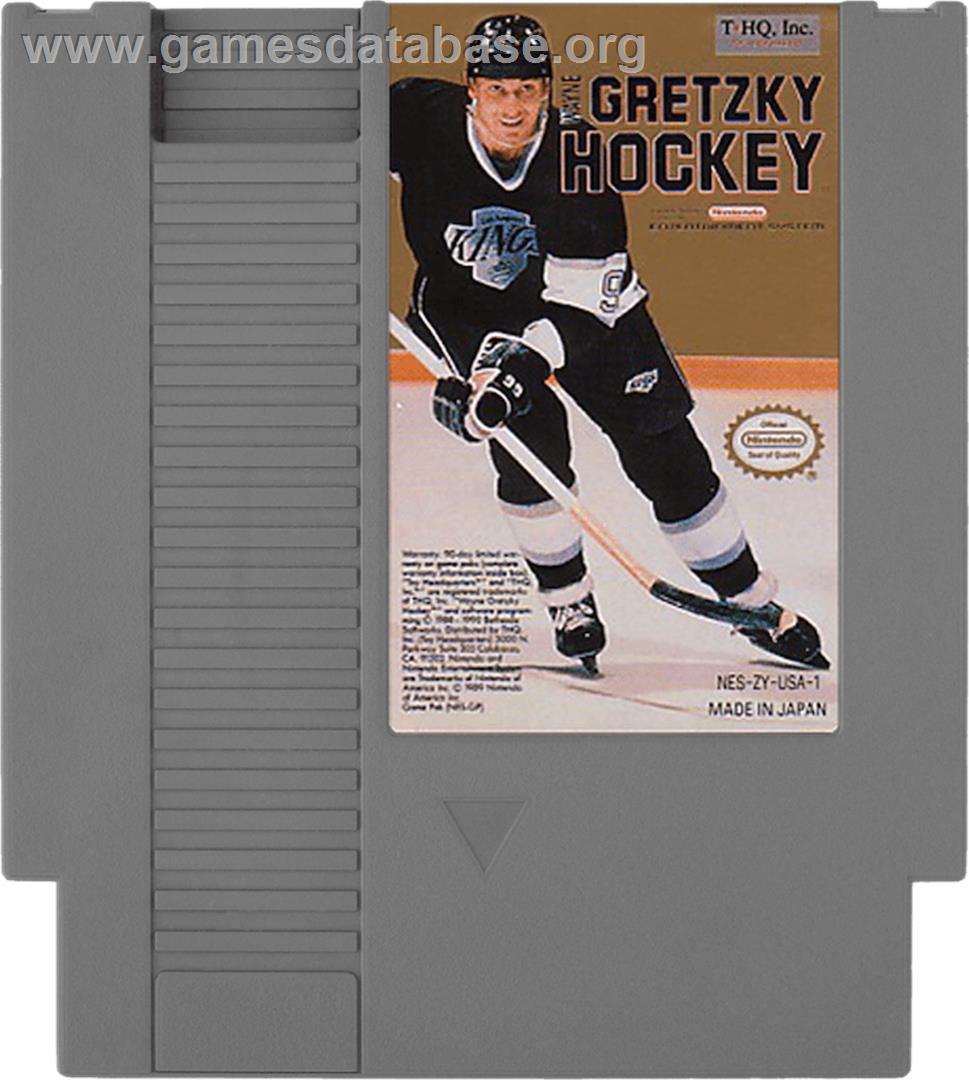 Wayne Gretzky Hockey - Nintendo NES - Artwork - Cartridge